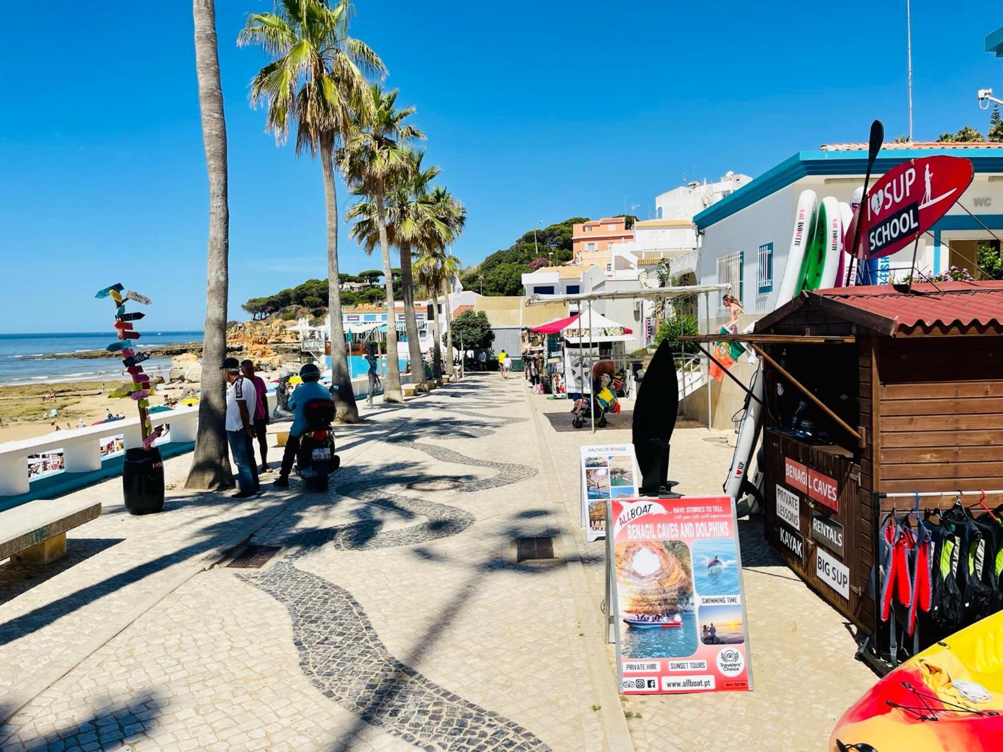 On The Beach Stunning Apartment Albufeira Olhos De Agua 외부 사진
