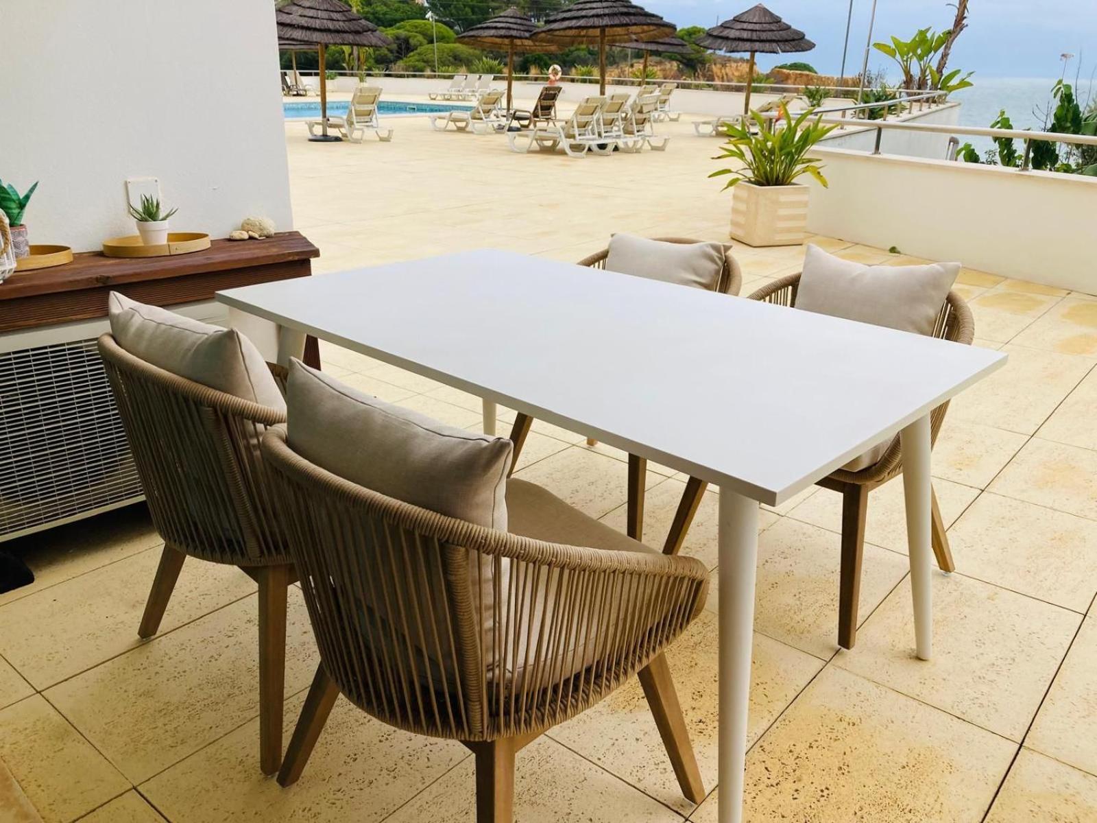 On The Beach Stunning Apartment Albufeira Olhos De Agua 외부 사진